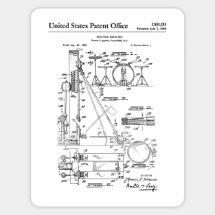 Drum Set Patent Sticker